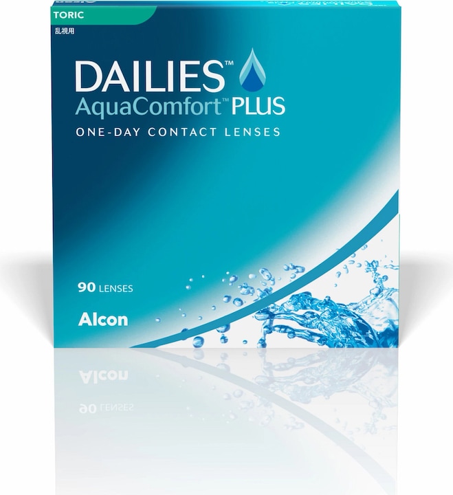 Actual product image Dailies AquaComfort Plus 90 Toric (90 Piece, Daily lens, Toric)
