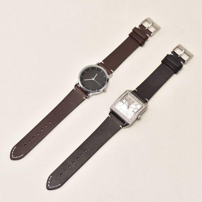 Productafbeelding Mu Prime Elegante serie echt leer vervangende armband (22 mm, Echt leer)