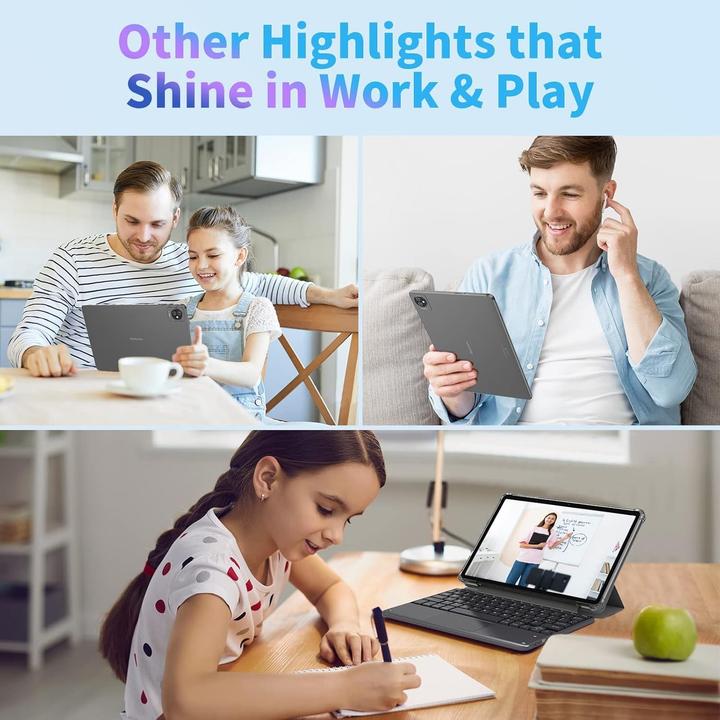 Image du produit Blackview TABLETTE TAB70 10" 64GB/TAB70 WIFI BLUE (WLAN uniquement, 10.10", 64 Go, Twilight Blue)