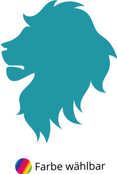 Produktbild Bügelbilder Bügelbild Löwenkopf Silhouette (1 x)