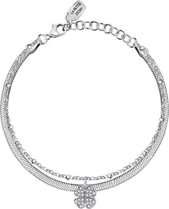 Immagine prodotto La Petite Story Bracciale Trifoglio dell'Amicizia (19 cm, Acciaio inossidabile)