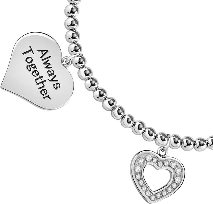 Actual product image La Petite Story Always Together Bracelet (20 cm, Stainless steel)