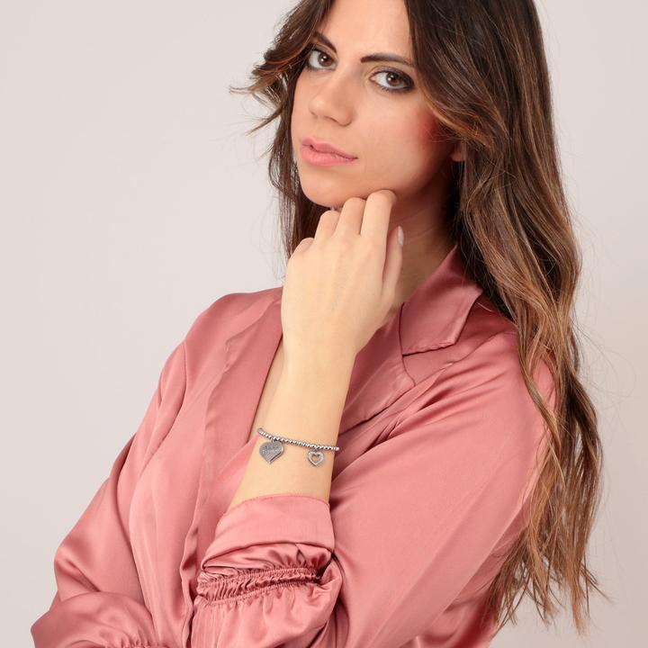 Actual product image La Petite Story Always Together Bracelet (20 cm, Stainless steel)