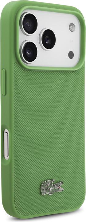 Produktbild Lacoste Iconic Petit Pique MagSafe Case + Wallet for iPhone 17 Pro Green (Apple iPhone 17 Pro Max)