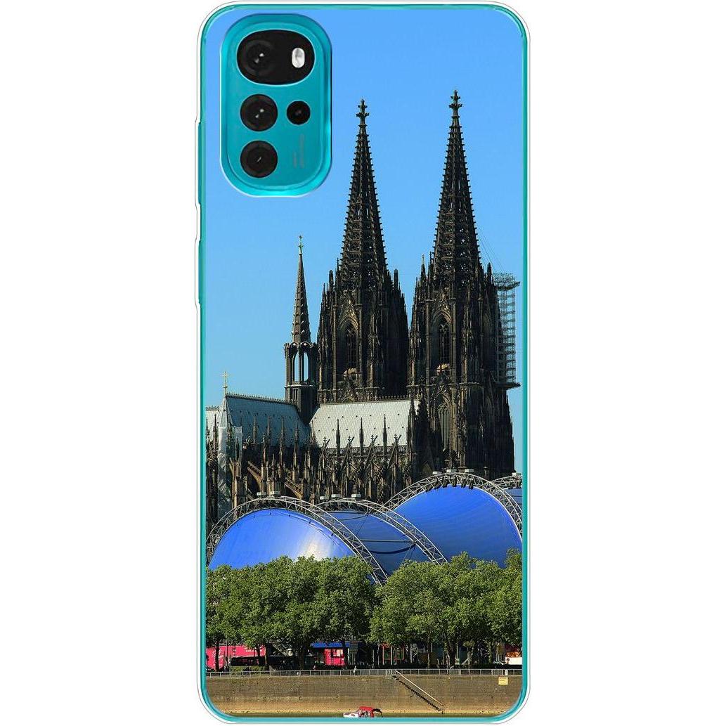 König Design Hülle Handy Schutz für Motorola Moto G22 Case Cover Tasche Bumper Etuis TPU Neu (Motorola Moto G22), Smartp...