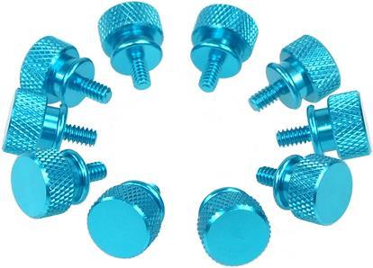 Aquatuning Thumbscrews Gehäuse blau Bigpack (10 Stück)