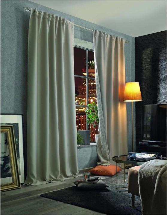 Stotz Decor Night curtain with pleated tape Maloja 135 x 160 cm (135 x 160 cm)
