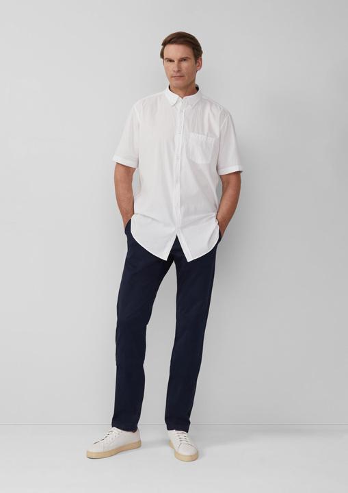 Actual product image S.Oliver Hemd Kurzarmhemd mit Waschung und gewebtem Tape (XXL)