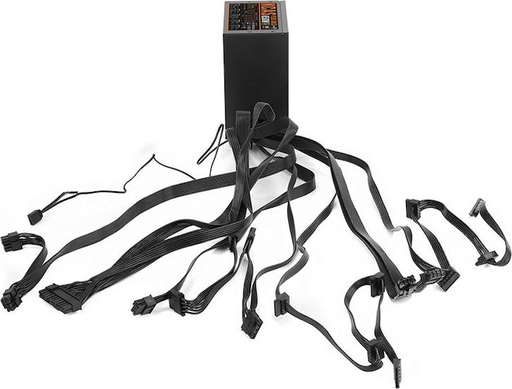 Actual product image AeroCool KCAS PLUS GOLD 850W - 850 W - 100 - 240 V - 47 - 63 Hz - 11 - 5.5 A - 1 (850 W)