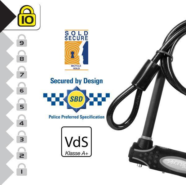 Produktbild Master Lock 8274 Bügelschloss 13 mm x 210 mm x 110 mm