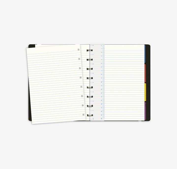 Actual product image Filofax Notebook black soft cover (A5, Lined, Soft cover)