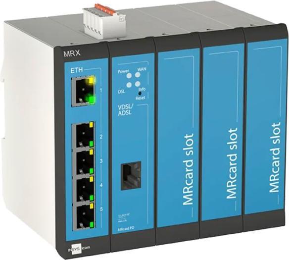 Actual product image Insys smart MRX routers combine KRITIS level IT security and state-of-the-art technology with high c