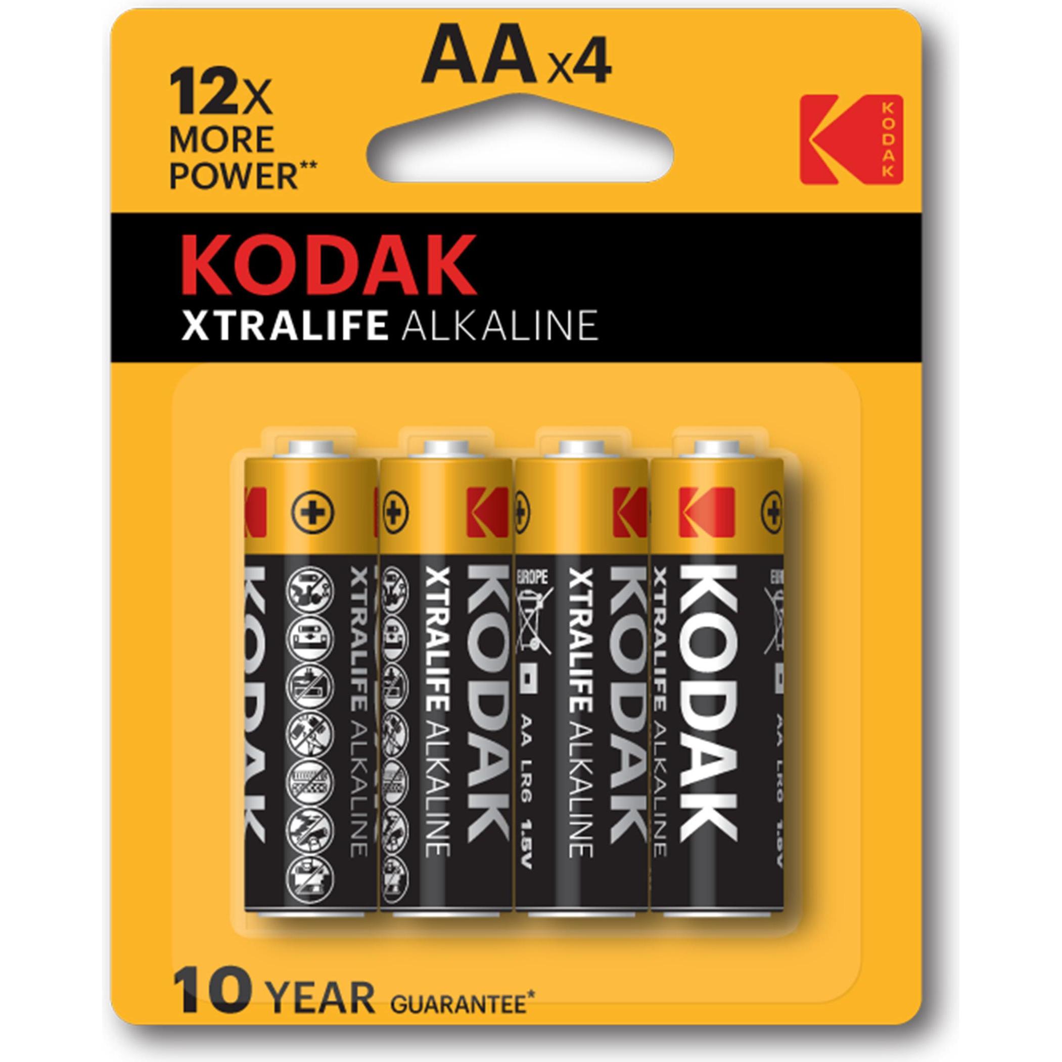 Kodak XTRALIFE Alk AA 20x4 (20 pz., AA), Batterie + pile