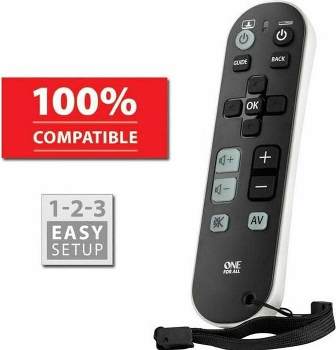 Produktbild One for All URC 6810 TV Zapper (Universal Fernbedienung, Infrarot)
