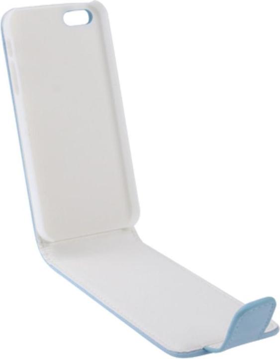 Actual product image König Design Mobile phone case flip thin for mobile iPhone 5 & 5s light blue (Apple iPhone 5)