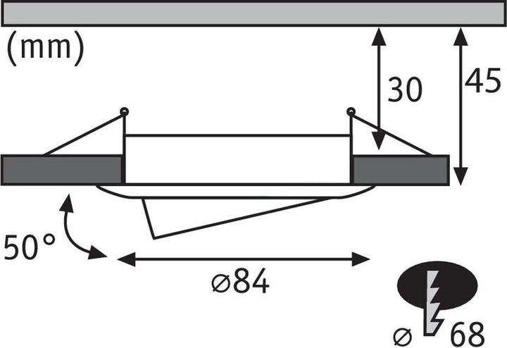 Image du produit Paulmann Luminaire encastré Nova Plus Set Zigbee (460 lm)