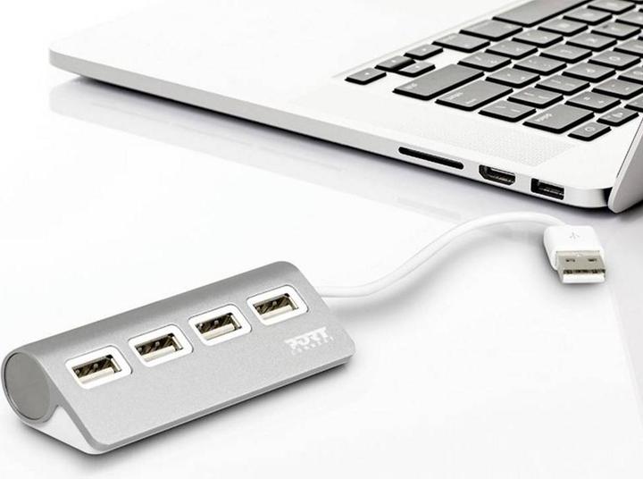 Actual product image Port Designs USB Hub 4 S 2.0 (USB-A, 4 ports)
