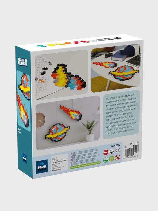 Actual product image Plus-Plus Puzzle By Number Space 500pcs - (3912) (500 pieces)