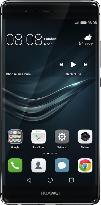 Huawei P9 (32 GB, Grigio Titanio, 5.20", SIM singola, 12 Mpx, 4G)