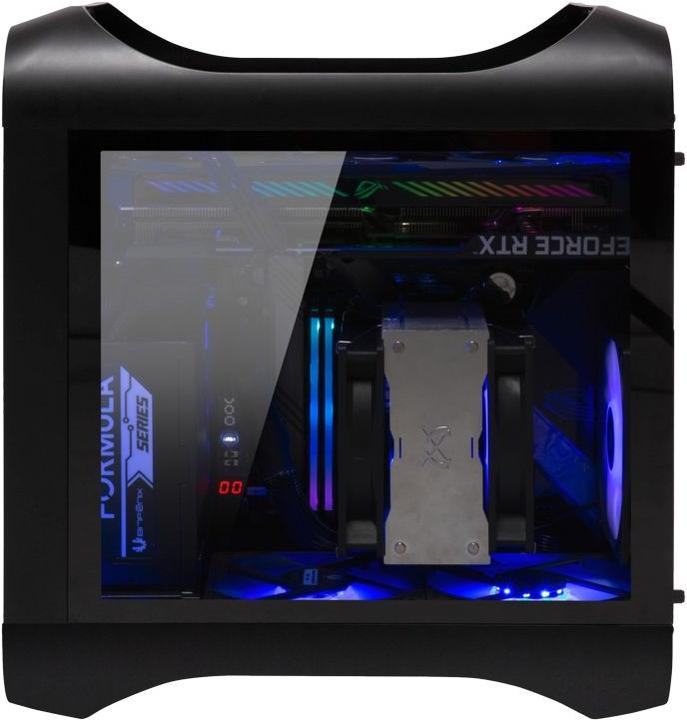 Actual product image BitFenix Prodigy M 2022 ARGB Micro ATX case, tempered glass (mATX, Mini-ITX)
