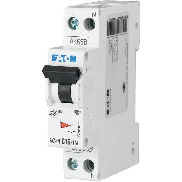 12x Eaton, Schutzschalter, FAZ-PN-C6/1N