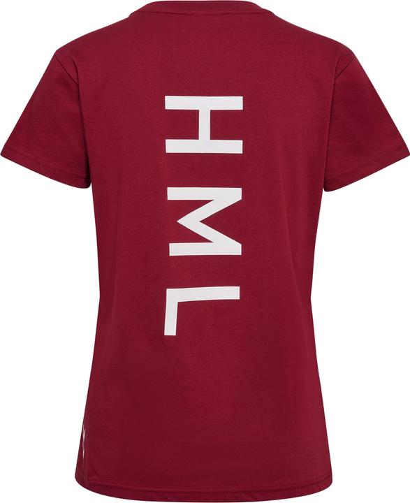 Actual product image hummel hmlCOURT COTTON T-SHIRT S/S WOMAN (XS)