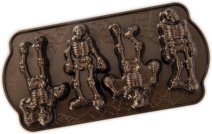 Actual product image Nordic Ware Backform Spooky Skeleton Cakelet