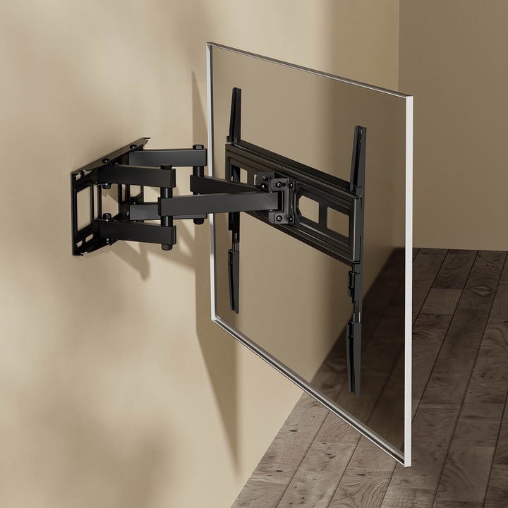 Produktbild Maclean TV-Halterung max vesa 600x400 für gebogene TVs 37-80 40kg MC-710N (Wand, 80", 40 kg)