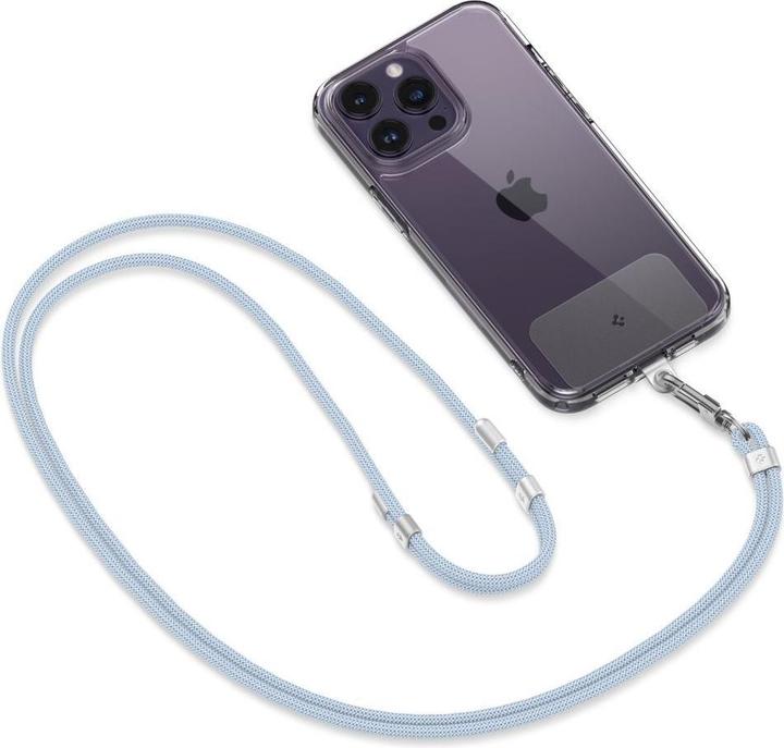 Produktbild Spigen Universal Strap Set Crossbody& Wrist zestaw smyczy do telefonu niebieski/mute blue AFA08