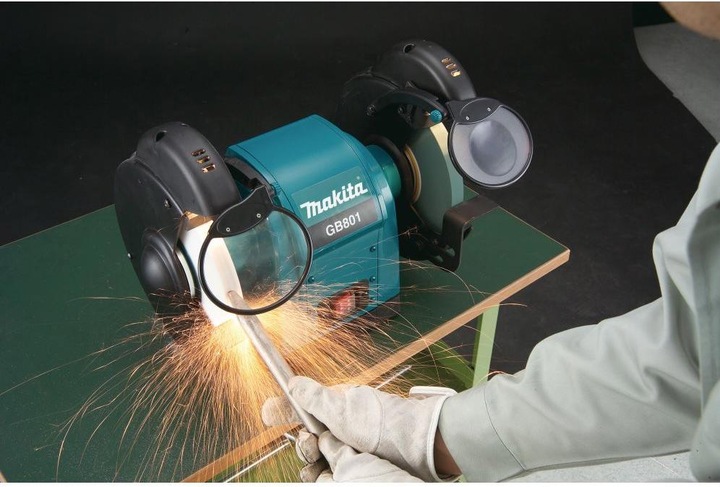 Actual product image Makita GB801 (Bench grinder, 550 W)