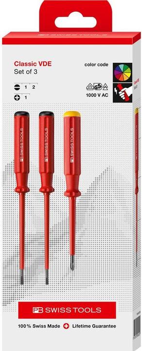 Produktbild PB Swiss Tools Schraubenzieher Set (Phillipps-Kreuzschlitz (PH), Schlitzschrauben)