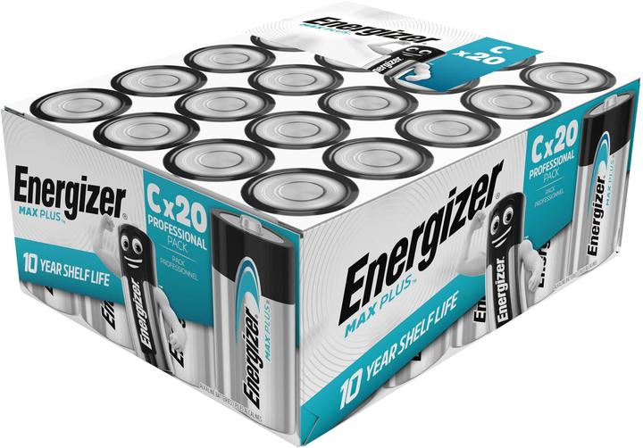 Produktbild Energizer Max Plus C, LR14/E93/AM2/Baby (20 Stk., C, 8000 mAh)
