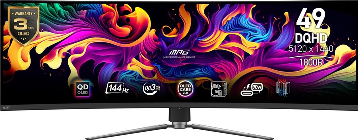 MSI MPG 491CQPDE QD-OLED (5120 x 1440 Pixel, 49")