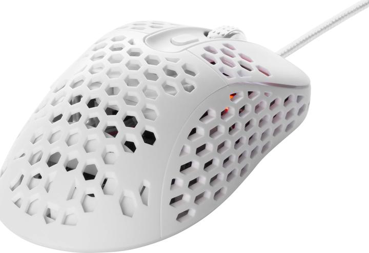 Image du produit Deltaco GAMING White LINE 65g poids, 400-6400 DPI, 1000 Hz, blanc (Filaire)