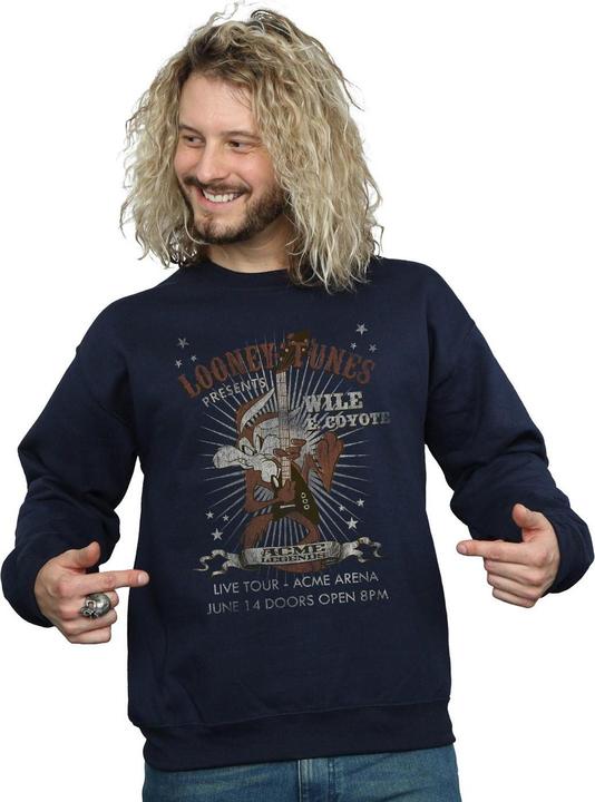 Produktbild Looney Tunes Wile E Coyote Guitar Sweatshirt (XL)