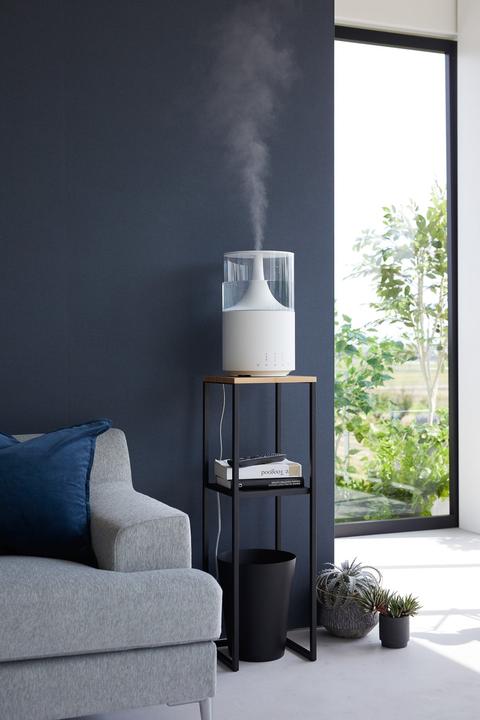 Actual product image Yamazaki 2-tier shelf with wooden top TOWER