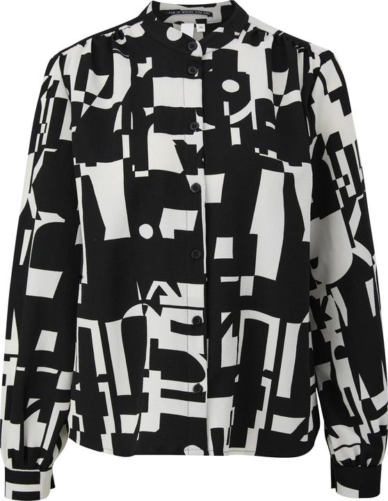 Immagine prodotto s.Oliver Hochgeschlossene Bluse mit Allover-Print (36)