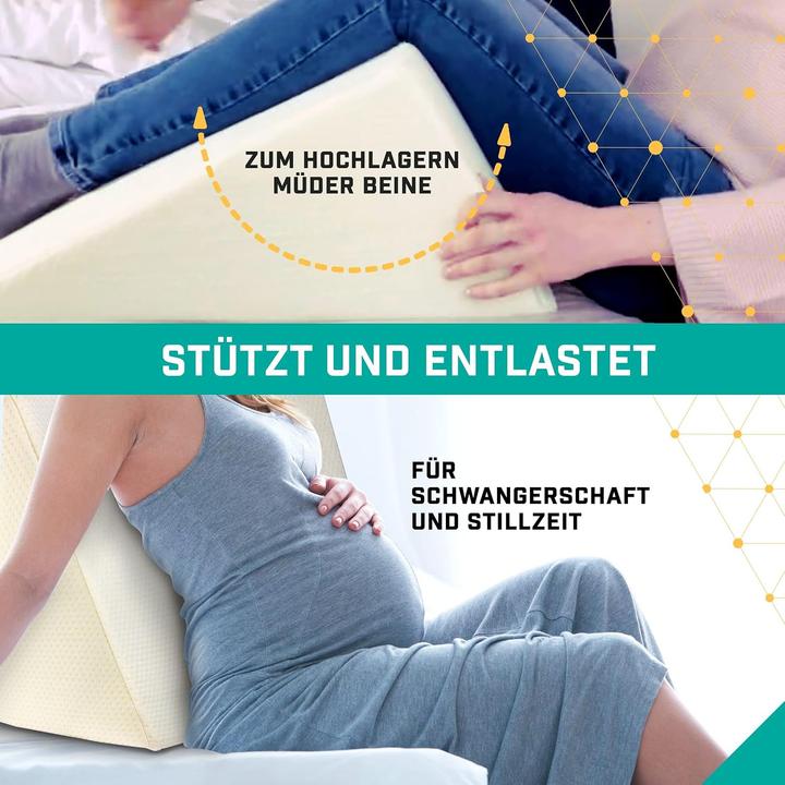 Immagine prodotto Purovin Keilkissen für Bett und Couch (30 x 50 cm)