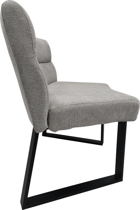 Produktbild HTI-Living Runde Bank Liron Grau (108 cm)