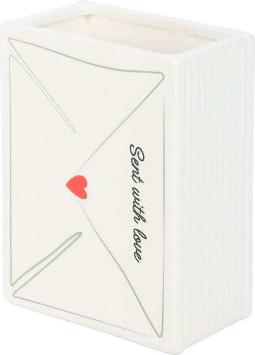 Produktbild Something Different Brief Blumenvase Keramik Valentinstag