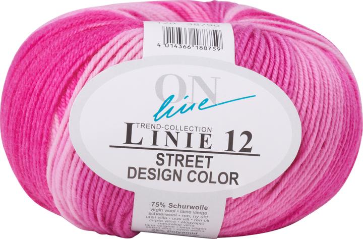 Produktbild Online Street Design Color, Linie 12, 50 g, ca. 210 m (210 m)