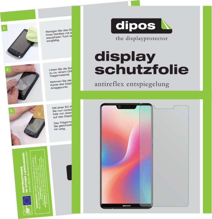 Produktbild Dipos Displayschutzfolie Antireflex (5 Stk., Sharp Aquos S3 High)