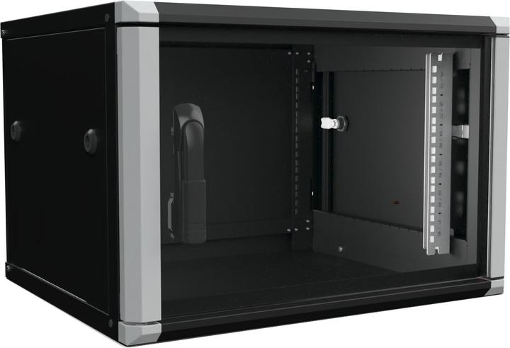 Produktbild Enoc Wandschrank 6HE 2tlg. sw 19"600x500x334mm W2 6-65-S (60 cm, 40.20 cm)