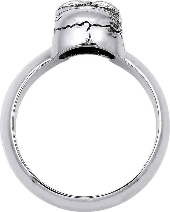Immagine prodotto Kuzzoi Anello Uomo Signet Ring Teschio Ossidato Argento 925 (66, 925 Argento)