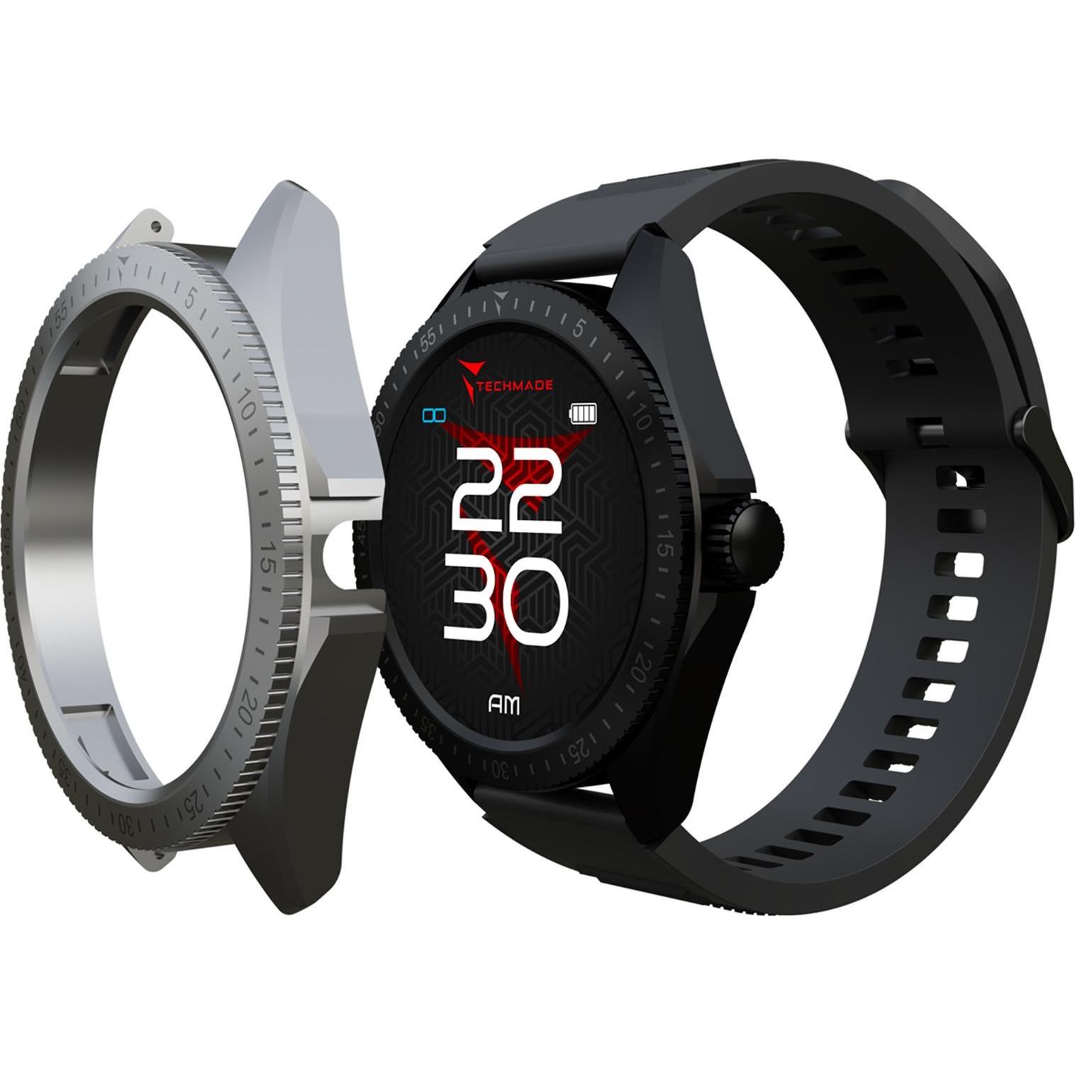 Techmade SmartWatch ROCKS BLACK TM-ROCKS2-FBKS, Smartwatch