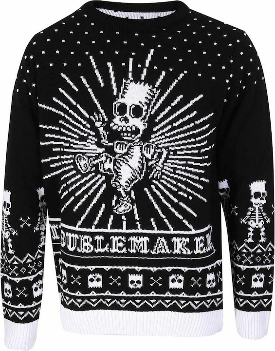 The Simpsons Bad To The Bone Pullover