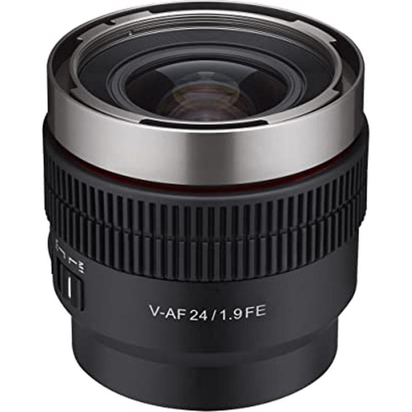 Rokinon 24mm T19 Full Frame Wide Angle Cine Auto Focus Lens for Sony E CAF24NEX (Sony E, Full frame), Obiettivo, Nero