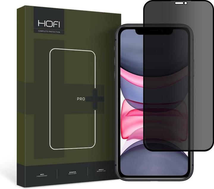Produktbild Hofi Anti-Spy Glas Pro+ Privatisiertes Glas Für Iphone 11 / Xr Privacy (1 Stk., Apple iPhone 11, Apple iPhone XR)