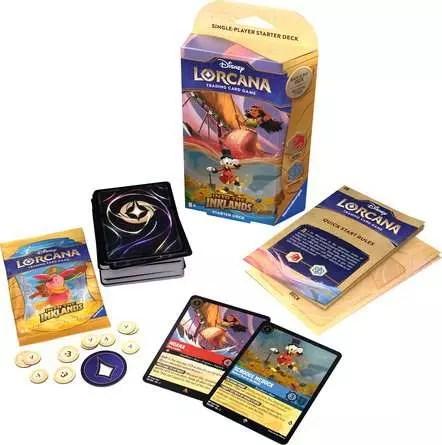 Actual product image Disney Lorcana Trading Card Game: Set 3 - Starter Deck A (English) (English, Booster Pack)