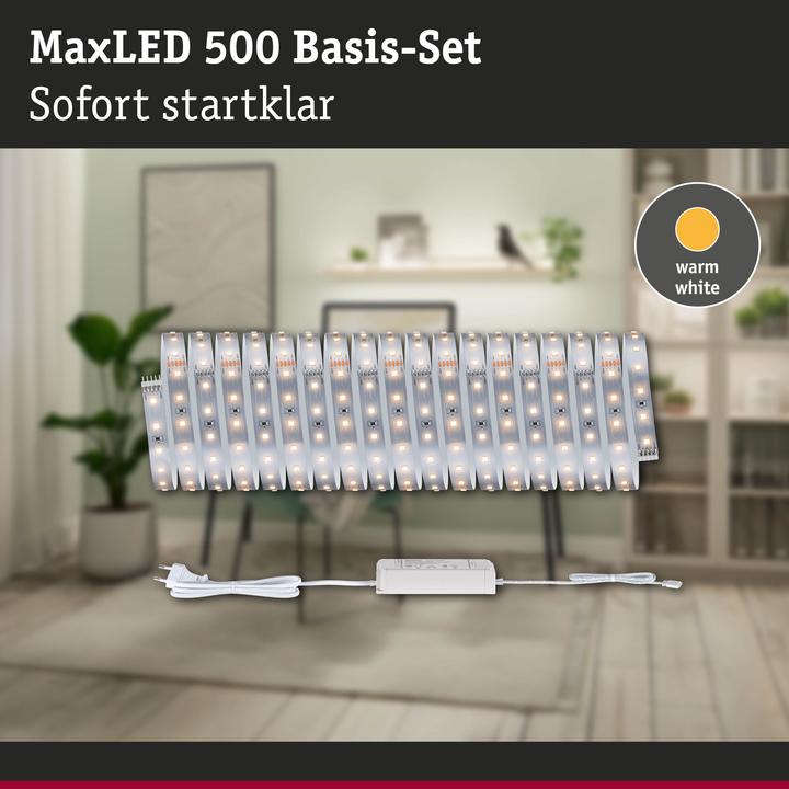 Actual product image Paulmann MaxLED 500 Basisset (Warm white, 1000 cm, Indoor)
